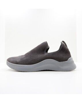 Seven7 Electra Gray Suede Lightweight Comfort Slip On Sneakers - Women's 9